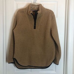 Tommy Hilfiger Women’s Sherpa 1/4 Zip Front Pullover. Size SP